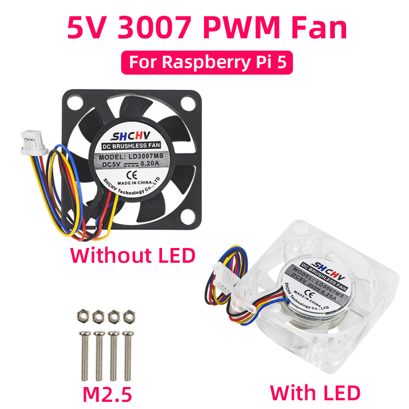 5V 3007 Fan PWM Speed Adjustab - Raspberry Pi Water Cooling Kit 评论和价格
